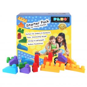 Plex Building Blocks Starter Pack For Young Champs 40 Pieces (Age 2 Years+)