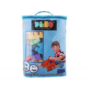 Plex Building Blocks Bag Pack 80 Pieces for Kids 2+ Years