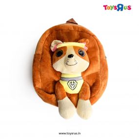 Paw Patrol Toy On Bag Rubble Plush Backpack for Kids - 30.48 Cm