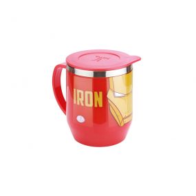 Joyo Marvel Avengers Iron Man S. S. Cocoa Mug With Lid-Red