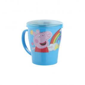 Joyo Disney Peppa Pig Stainless Steel Espresso Mug With Lid Blue