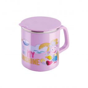Joyo Disney Dora Stainless Steel Mocha Mug With Lid Purple