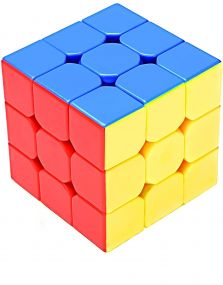 Storio Cubes 3x3 High Speed Sticker Less Magic Puzzle Cube Game Toy (3x3)