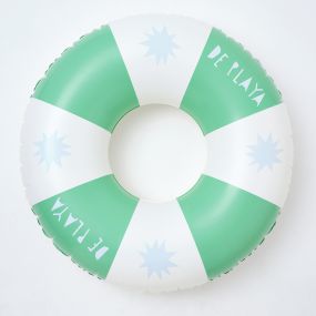 SUNNYLiFE white and green color inflatable Pool Ring De Playa Esmeralda