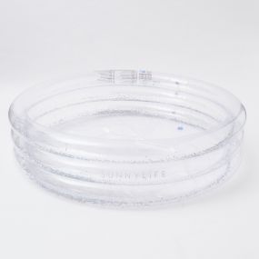 SUNNYLiFE inflatable transparent Glitter Pool
