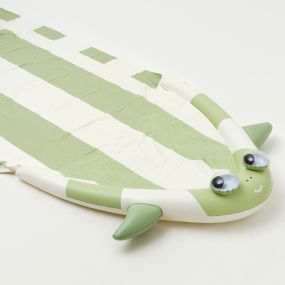 SUNNYLiFE Khaki color inflatable Slip and Slide Shark