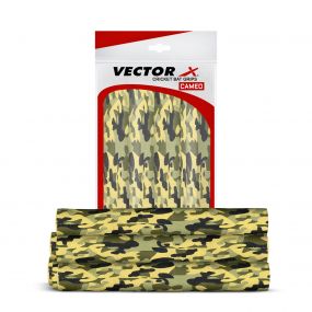 VECTOR X Cricket Bat Grip Handle Camoflague Extra Tacky for Better Grip Ultra Tacky (Pack of 6)