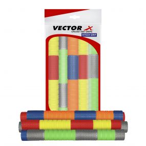 Vector X Rubber Cricket Bat Grip (Pack of 6, HIGH TECH)