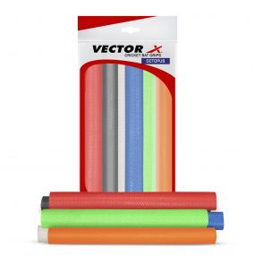 Vector X Rubber Cricket Bat Grip for Better Shock Absorption (Pack of 6, Octopus + HIGHTECH)