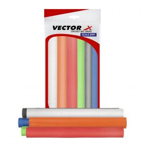 Vector X Rubber Cricket Bat Grip (Pack of 6, Scale)