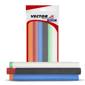 Vector X Rubber Cricket Bat Grip (Pack of 6, Wipe)