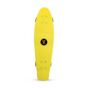 Viva Penny Junior Outdoor Skate Board for Beginners Boy & Girls (Yellow)