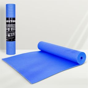 VECTOR X Non-Toxic Phthalate Free Best Quality and Anti slip PVC Eco Friendly 4 mm Yoga Mat ()