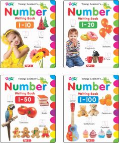 Number Writing Books (Set of 4 Titles)