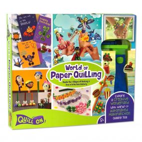 Imagimake World of Paper Quilling Craft and Hobby Kit for Kids 8Y+