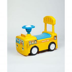 UA Toys Ride On Push or Scoot School Bus (for kids aged 18 months and above)