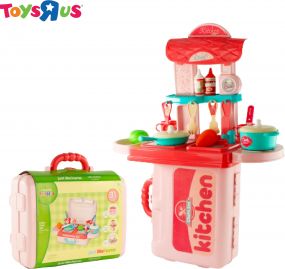 Just Like Home Briefcase Style Kitchen Set | Toys for Kids