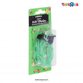 Scoobies Scooter Charm Earbuds Green Wired Earphones with 3.5 mm Jack