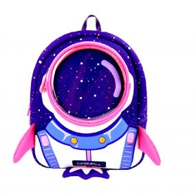 Scoobies Rocket Toddler Bag, Waterproof & Lightweight (Purple)