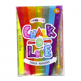Scoobies Chalk-O-Love Markers Pack Of 12 Multi-Color