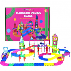 Scoobies Magnetic Racing Track 126-Piece Playset For Kids 3+