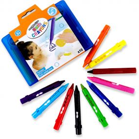 Scoobies Non Toxic Washable Bath Crayons for Kids 3 Years+