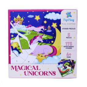 PepPlay Educational Sticker Puzzle - Magical Unicorn