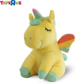 Animal Alley Unicorn Soft Toys for Kids | 24 cm (Yellow)