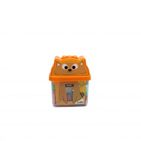 Plex Building Blocks Bucket Pack | Cute Racoon Multicolor