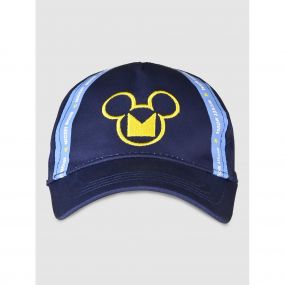 Disney Kids Mickey Mouse Graphic Printed Navy Cap 3-10 Years Navy Blue Colour for Unisex
