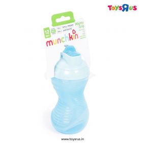 Munchkin Mighty Grip BPA Free Blue Flip Straw Cup (296 ml)