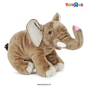 Wild Republic Elephant Adult Plush Toy Cuddlekins For Kids 12 Inch