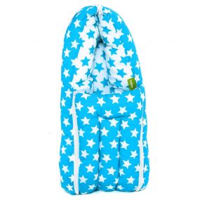 Baybee Little Star 3 in 1 Baby Cotton Bed Cum Carry Bed Printed Comfo Baby Sleeping Bag-Baby Bed-Infant Portable Bassinet-Nest for Co-Sleeping Baby Bedding for New Born 0-6 Months (Blue)