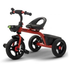 Baybee Geezee Baby Tricycle for Kids, Smart Plug & Play Kids Tricycle, Cycle for Kids with Bell Front & Rear Baskets | Baby Kids Cycle Tricycle | Baby Cycle for Kids 2 to 5 Years Boys Girls (Red)