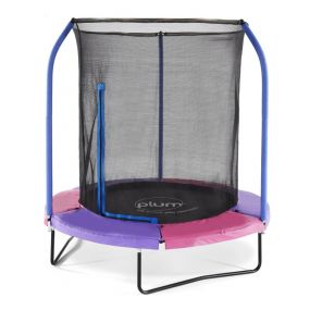 Plum 6Ft. Springsafe Trampoline And Enclosure With Reversible Features - Multi