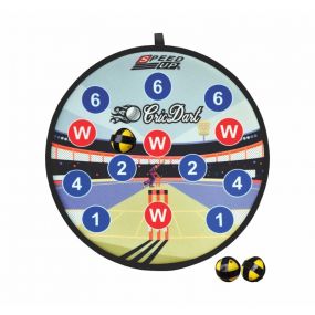 Speed Up Cricket Sticky Dart Ball Game - Multicolor