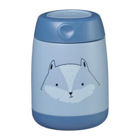 B.Box Blue Insulated Food Jar 210 ml Mini Includes A Dust-Free Cap For Hygiene