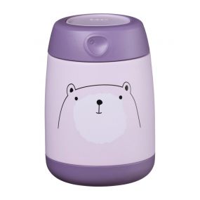 B.Box Insulated Food Jar 210 ml- Mini-Bear Hugs Purple