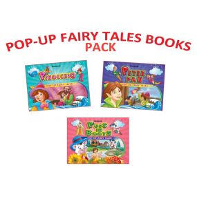 Pop Up Fairy Tales Pack-3 (3 titles) : Children Story Books Board Book By Dreamland Publications-Age 5 to 8 years