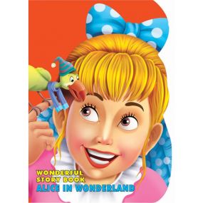 Wonderful Story Board book- Alice In Wonderland : Children Story books Board Book By Dreamland Publications-Age 2 to 5 years