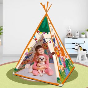 Webby Animals Teepee Play Tent House for Kids for Kids 3+ Years