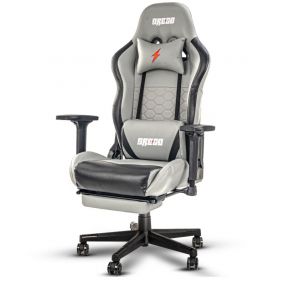 BAYBEE Drogo Multi-Purpose Ergonomic Gaming Chair with 7 Way Adjustable Seat 3D Armrest, Head & Lumbar Support Pillow Home & Office Chair with Full Reclining Back Footrest (Hyper Grey)