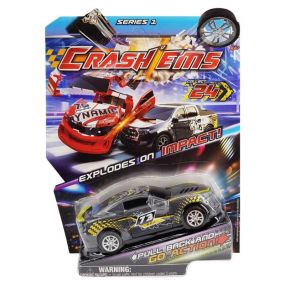 Crash'Ems Sky Pull Back Car for Kids 3 Years To 4 Years | Multicolor
