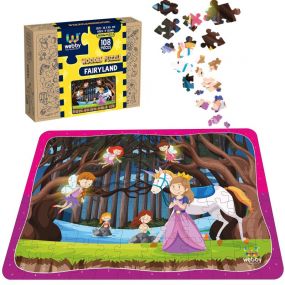 Webby Fairyland Wooden Jigsaw Puzzle, 108 Pieces for Kids 4 Years+