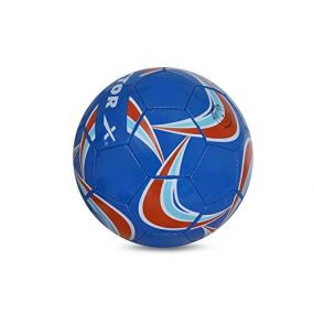 Vector X Club Football for Practice (Blue-Red-Sky) Size 4 (Assorted Colours, 1-unit will be sent at Random)