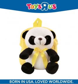 Animal Alley FullBody Yellow Panda Cartoon School Bag for 2 to 5 Years Kid Girls/Boys Backpack (Yellow, 4 L)