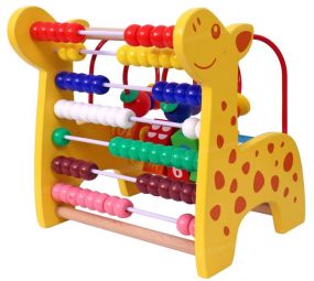 Toyshine Wooden Abacus and Learning Play Center (Multicolour)