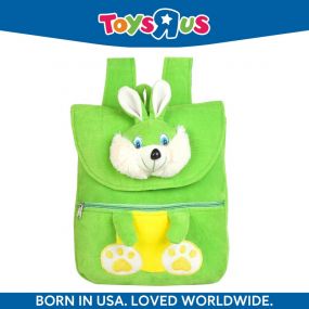 Animal Alley HKT Green Rabbit Cartoon School Bag for 2 to 5 Years Kids Girls/Boys Backpack (Green, 4 L)