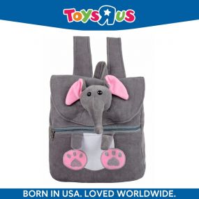 Animal Alley HKT Grey Elephant Cartoon School Bag for 2 to 5 Years Kids Girls/Boys Backpack (Grey, 4 L)