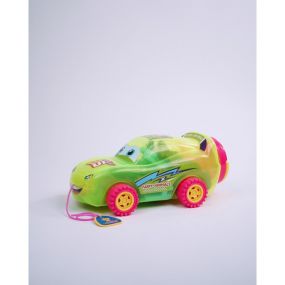 Girnar Car Series Farm Animals 3 in 1 Pull Along Toy (Colourful Building Blocks)